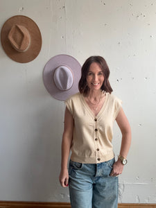 Sierra’s V-Neck Button Down