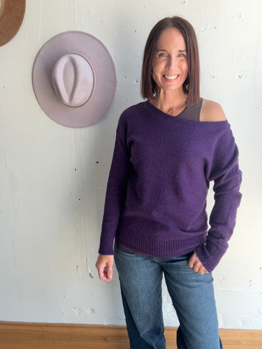 Monica's Boat Neck Sweater