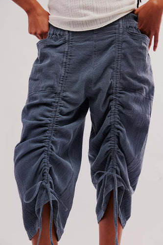 We The Free People Gianna Ruched Gaucho Pull On Pants