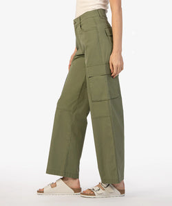 KUT From the Kloth Charlotte Wide Leg Cargo Pants - Backwards Boutique 