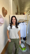 Load image into Gallery viewer, Martha&#39;s Striped Top - Backwards Boutique 