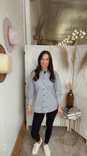Load image into Gallery viewer, Liverpool Striped Button Down - Backwards Boutique 