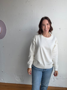 Diana's Crew Neck Sweater - Backwards Boutique 