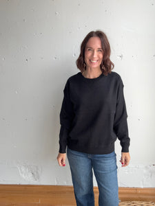 Diana's Crew Neck Sweater - Backwards Boutique 