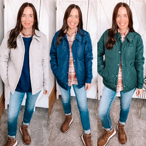 Beth's Quilted Jacket - Backwards Boutique 