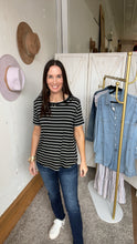 Load image into Gallery viewer, Mary&#39;s Striped Tee - Backwards Boutique 