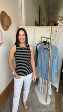 Load image into Gallery viewer, Lindsey’s Striped Tank - Backwards Boutique 