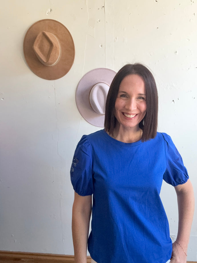 Jane's Embroidery Top - Backwards Boutique 