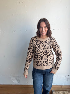 KUT Gisela Animal Print Sweater