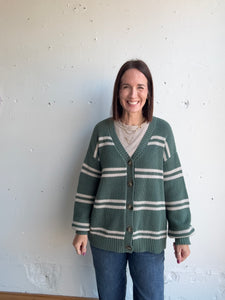 Z Supply Boyfriend Striped Cardigan