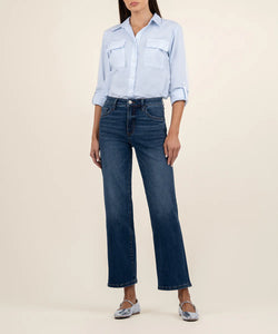 KUT From The Kloth Charlotte High Rise Fab Ab Wide Leg Jeans