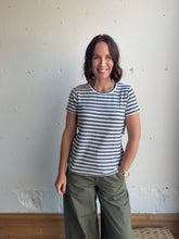 Load image into Gallery viewer, Liverpool Striped Tee - Backwards Boutique 