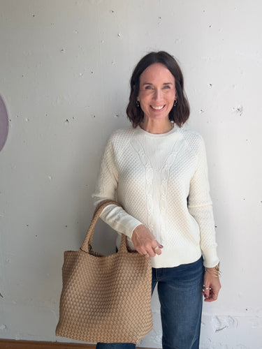 Liverpool Knit Long Sleeve Sweater - Backwards Boutique 