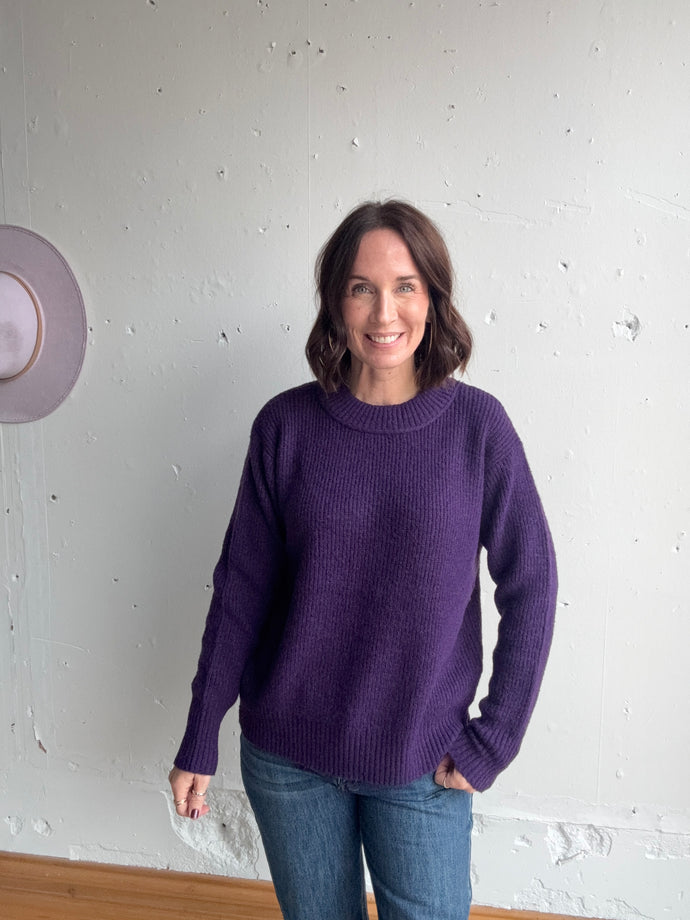 Megan’s Crew Neck Sweater - Backwards Boutique 