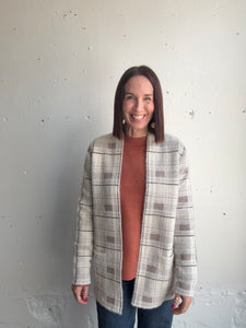 Amy's Checked Cardigan