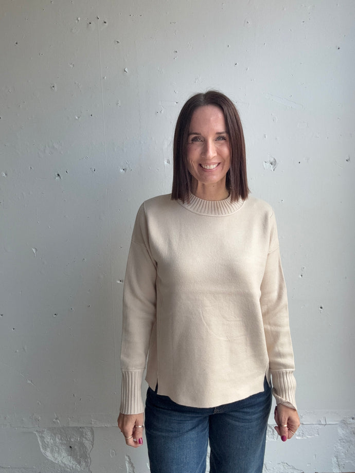 Meredith's Mock Neck Sweater - Backwards Boutique 