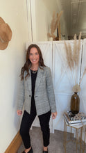 Load image into Gallery viewer, Cynthia’s Plaid Blazer - Backwards Boutique 