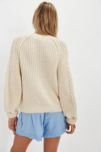 We The Free People Frankie Cable Knit Sweater