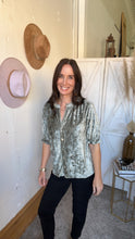 Load image into Gallery viewer, Rosie’s Velvet Blouse - Backwards Boutique 
