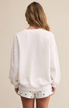 Load image into Gallery viewer, Z Supply Oversized USA White Sweatshirt