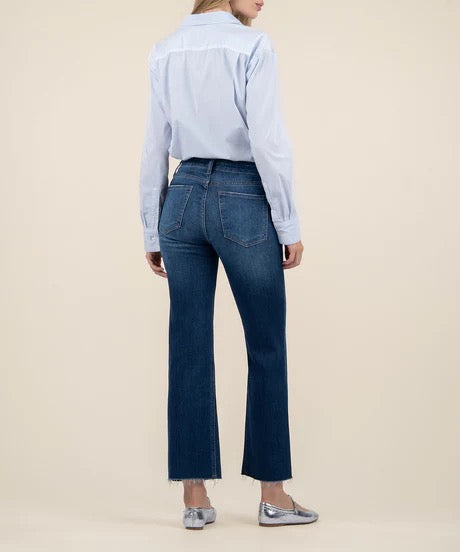 KUT From The Kloth Kelsey High Rise Fab Ab Flare Ankle Jeans