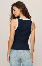 Load image into Gallery viewer, Z Supply Sirena Contrast Rib Tank - Backwards Boutique 