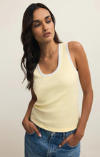 Load image into Gallery viewer, Z Supply Sirena Contrast Rib Tank - Backwards Boutique 
