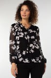 Load image into Gallery viewer, Long Sleeve Popover Shirred Woven Blouse