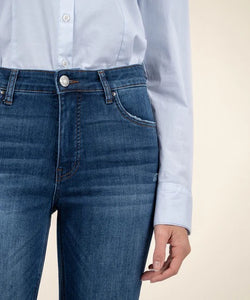 KUT From The Kloth Kelsey High Rise Fab Ab Flare Ankle Jeans