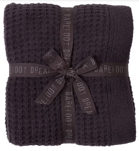 Barefoot Dreams CozyChic Waffle Throw Blanket