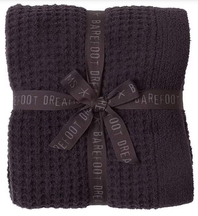 Barefoot Dreams CozyChic Waffle Throw Blanket