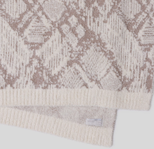 Load image into Gallery viewer, Barefoot Dreams CozyChic Cotton Graphic Texture Throw
