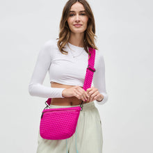 Load image into Gallery viewer, Woven Neoprene Crossbody Belt Bag - Backwards Boutique 