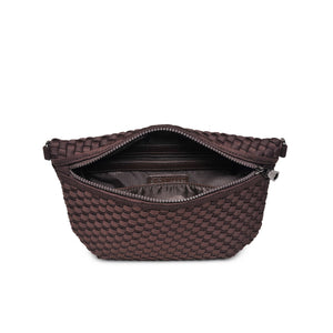 Woven Neoprene Crossbody Belt Bag