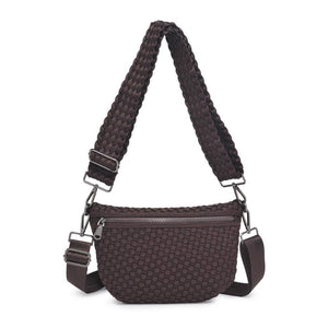 Woven Neoprene Crossbody Belt Bag - Backwards Boutique 