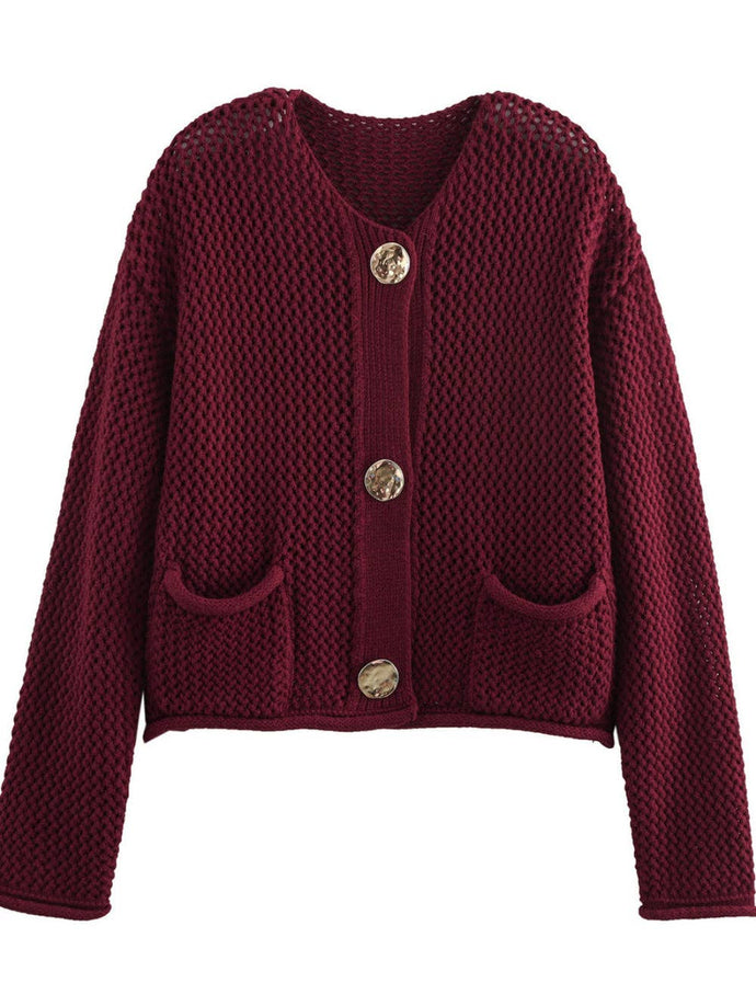 Monica’s Button Cardigan