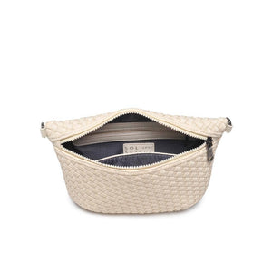 Woven Neoprene Crossbody Belt Bag