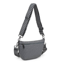 Load image into Gallery viewer, Woven Neoprene Crossbody Belt Bag