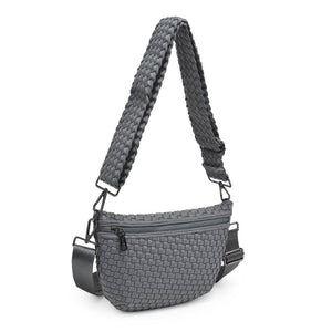 Woven Neoprene Crossbody Belt Bag
