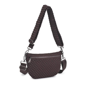 Woven Neoprene Crossbody Belt Bag - Backwards Boutique 