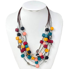 Load image into Gallery viewer, Stacey’s Beaded Layered Statement Necklace