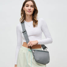 Load image into Gallery viewer, Woven Neoprene Crossbody Belt Bag