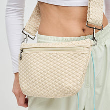 Load image into Gallery viewer, Woven Neoprene Crossbody Belt Bag - Backwards Boutique 