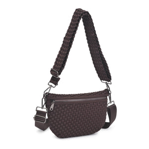 Woven Neoprene Crossbody Belt Bag