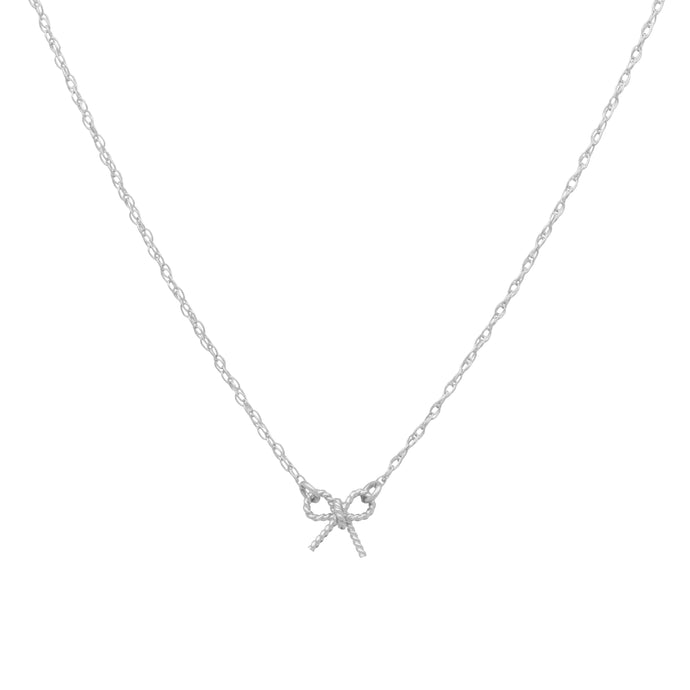 Agapantha Sofia’s Bow Necklace - Backwards Boutique 