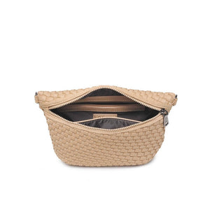 Woven Neoprene Crossbody Belt Bag