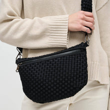 Load image into Gallery viewer, Woven Neoprene Crossbody Belt Bag - Backwards Boutique 