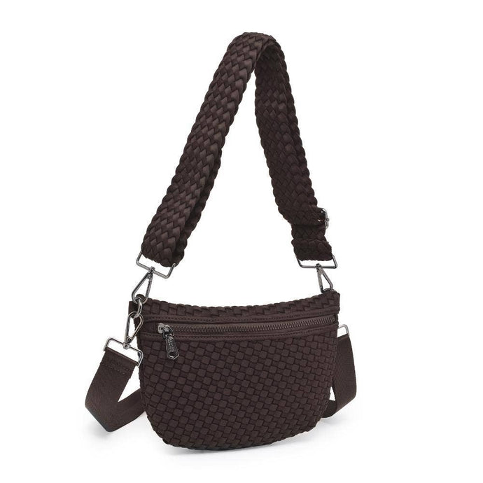 Woven Neoprene Crossbody Belt Bag