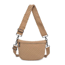 Load image into Gallery viewer, Woven Neoprene Crossbody Belt Bag