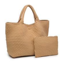 Load image into Gallery viewer, Sky&#39;s The Limit - Large Woven Neoprene Tote